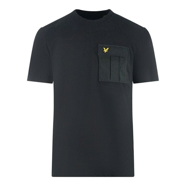 Lyle & Scott Ripstop Pocket T-Shirt - Black