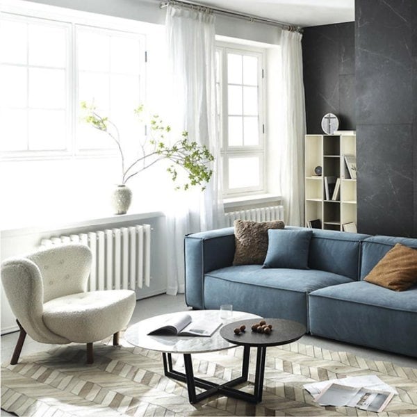 Lilla Petra Lounge Chair, Short Hair, Boucle-Weilai Concept-Weilai Concept