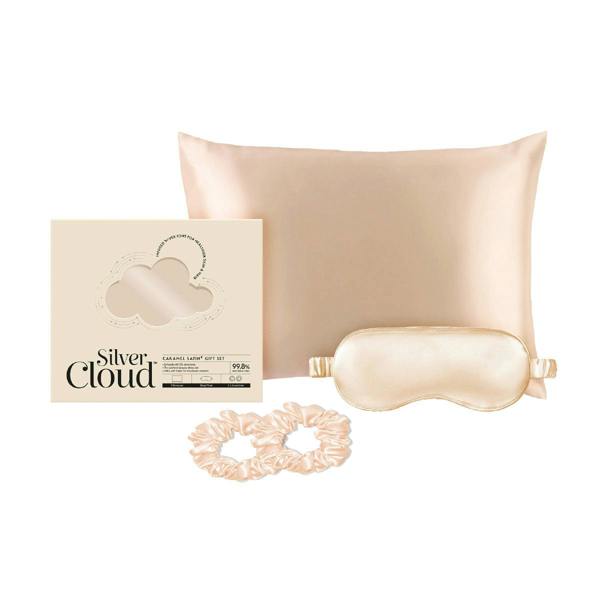 Silver Cloud Beauty Silver Cloud Caramel Satin Gift Set with Silver Ions