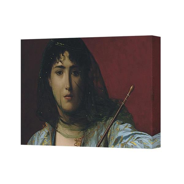 Benjamin Tate Design Classical Portrait Canvas Wall Art Of A Woman With Violin