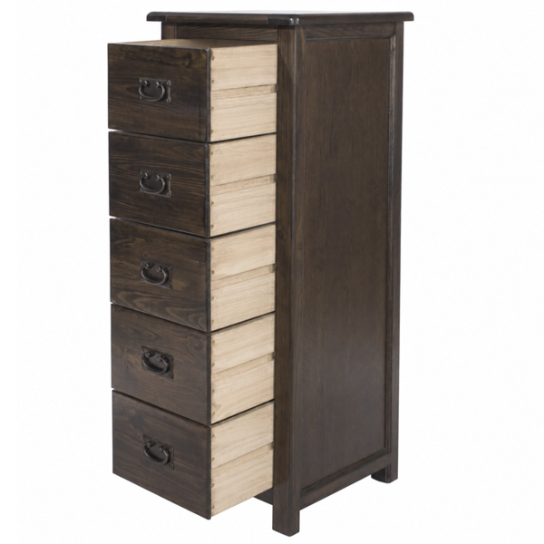 Core Products Boston 5-Drawer Narrow Chest of Drawers