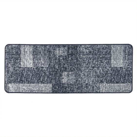JVL Fiora Machine Washable Indoor Runner - 50 x 150cm - Muted Matrix