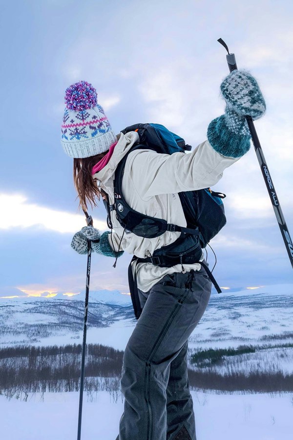 SuperBobble Swimzi Crystal Nordic Knit Beanie Hat - Pastel Ice