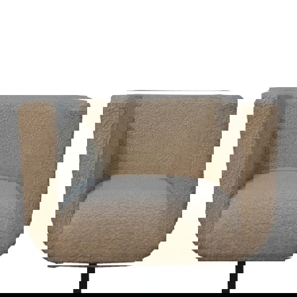 Artisan Furniture Cream Boucle Swivel Chair