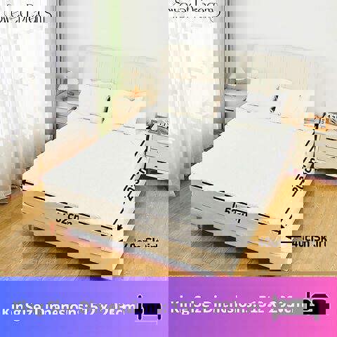 Sweet Dreams Luxury Fleece Electric Blanket King Size, Machine Washable Underblanket, Digital Control, Overheat Protection