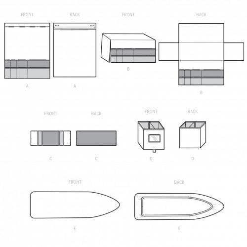 Simplicity Sewing Pattern 9444, Accessories OS (One Size) - Intermediate