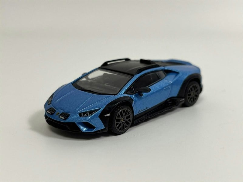 Mini GT Lamborghini Huracan Sterrato Blue Aegir RHD 1:64 Scale Mini GT MGT00807R
