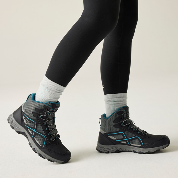 Regatta Women's Lady Vendeavour Walking Boots - Black/Deep Lake