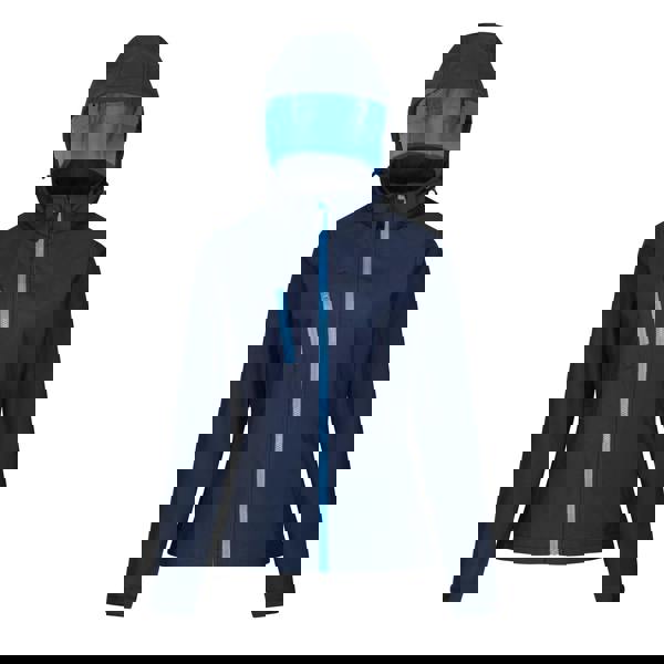 Regatta Professional Womens/Ladies 3 Layer Membrane Soft Shell Jacket - Navy/French Blue