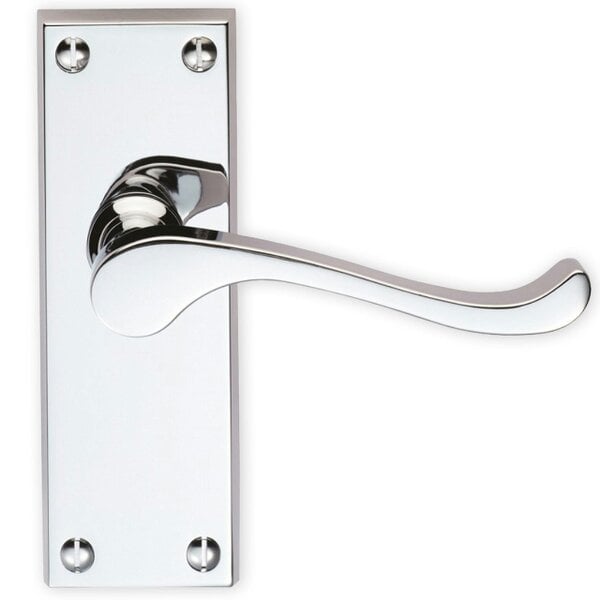 EDH Door Hardware 8X Pairs of Polished Chrome Scroll Handles for Interior Door