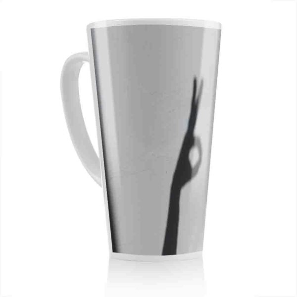 Benjamin Tate Design Hand Silhouette Latte Mug