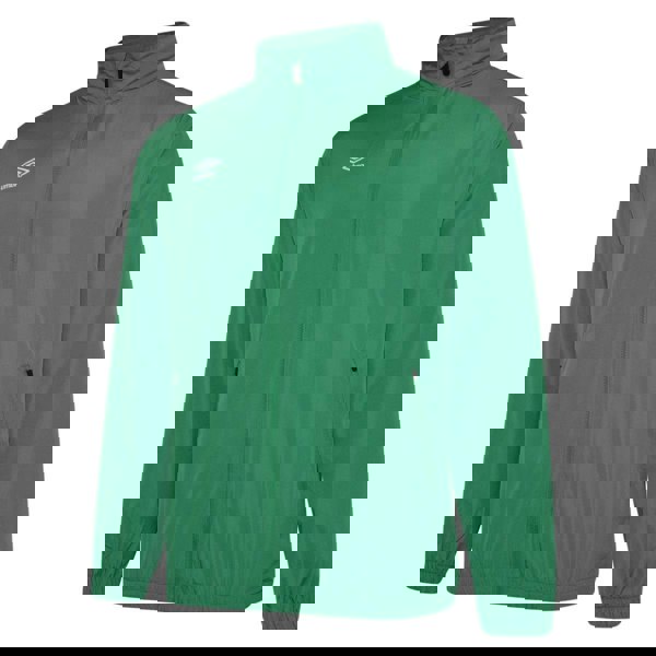 Umbro Mens Club Essential Light Waterproof Jacket - Emerald