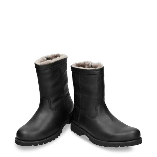 Panama Jack Fedro Igloo C3 - Men’s Black Waterproof Leather Ankle Boots