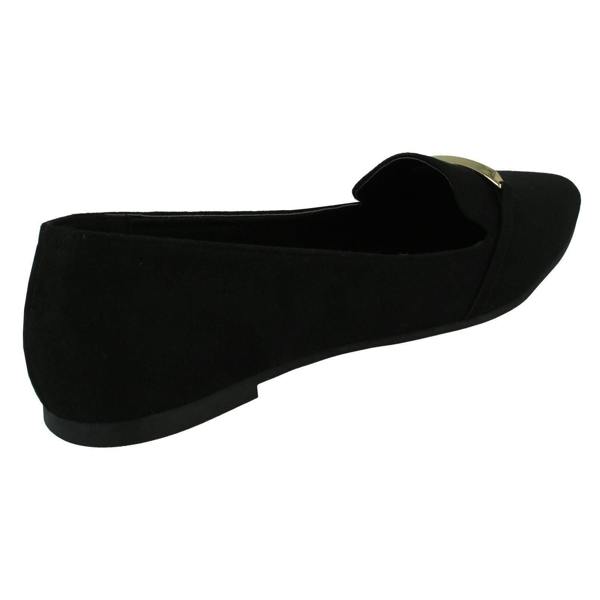 Spot On Ladies Spot On Pointed Toe Ballerina Shoes F80547