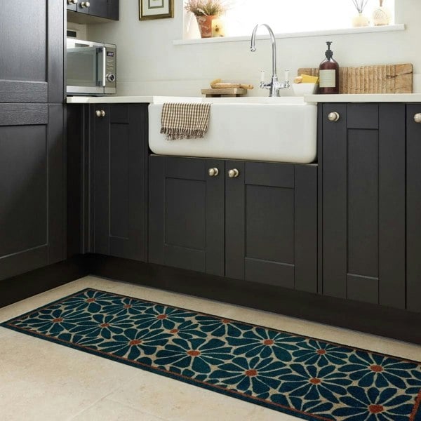 The Rugs Quality Washable Floral Indoor Mats | Durable