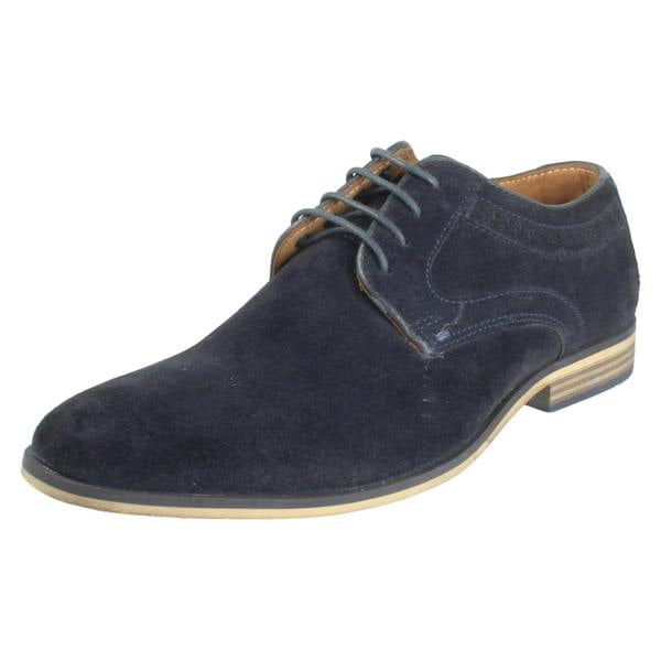 Front Mens Front Suede Leather Lace Up Smart Shoes Carter FR740