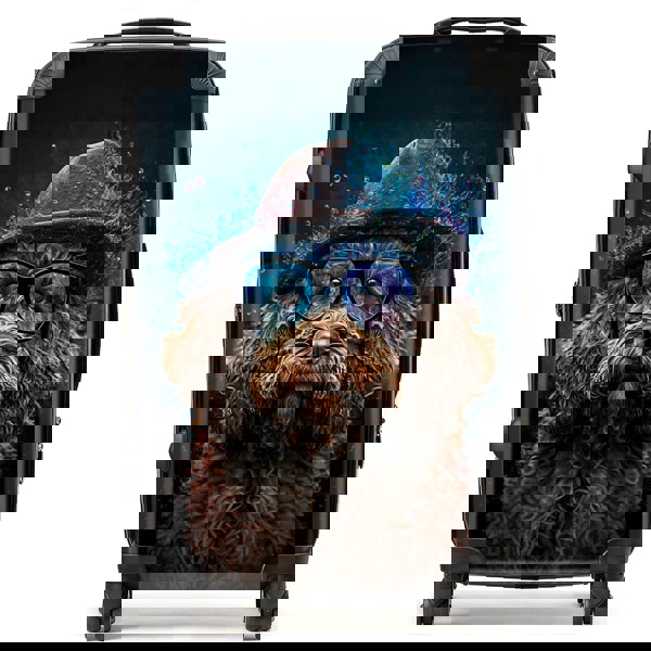 Warren Reed Labradoodle Dog Splashart Suitcase