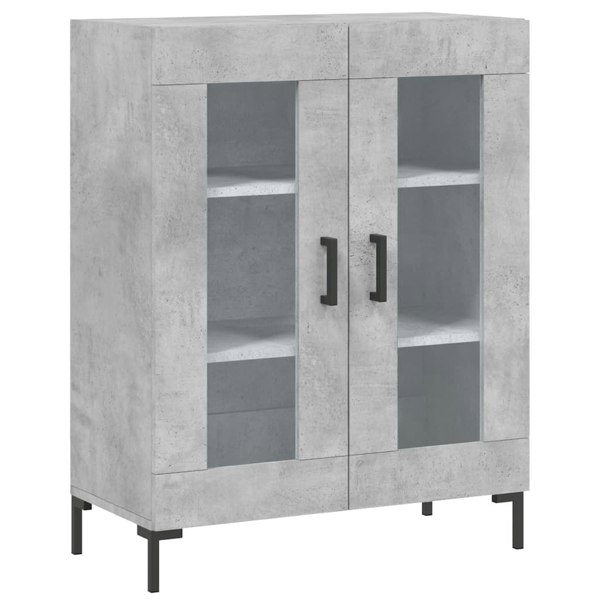Berkfield Highboard Concrete Grey 69.5x34x180 cm Engineered Wood