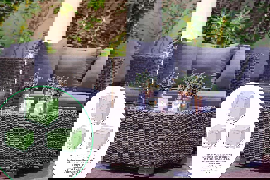 St Helens Home and Garden Water Resistant 3 piece Large Corner Seat Cover