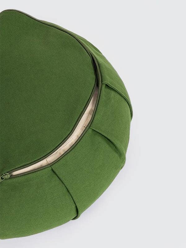 Yoga Studio Crescent Lotus Organic Zafu Buckwheat Cushion