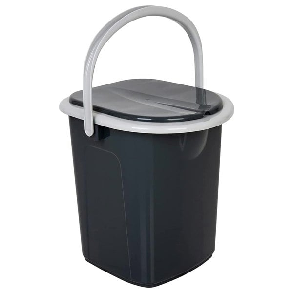 1 x Portable Lightweight 22 Litre Camping Toilet With Seat & Lid