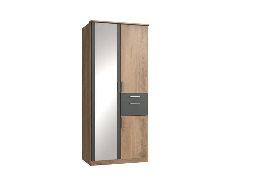 Koblenz  planked oak 2 Door Wardrobe