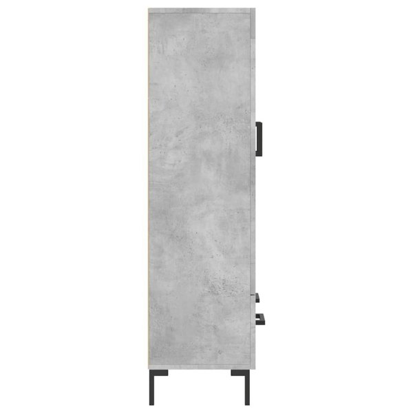 Berkfield Highboard Concrete Grey 69.5x31x115 cm Engineered Wood