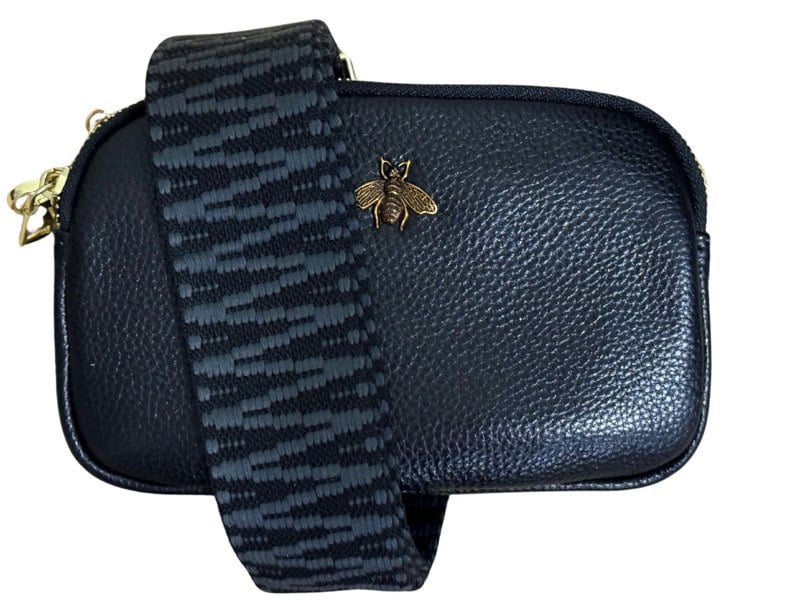 Love EMVY Genuine Leather Mini Bee Crossbody Bag