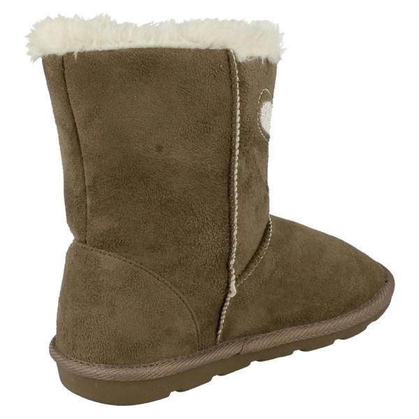 Spot On Girls Spot On Fur Lined Short Boots