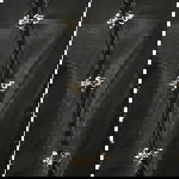 Leather Company Men's Leather Motorcycle Vest Black Biker Waistcoat