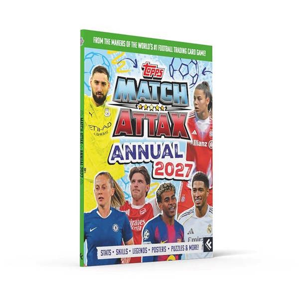 Farshore Match Attax Annual 2027, Annuals, Mixed Pages, Sports, Gift