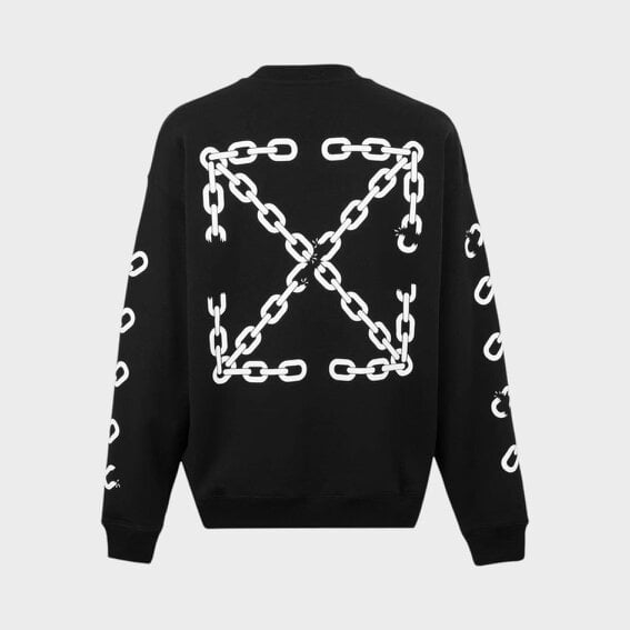 Off-White Chain Arrow Sweatshirt Black