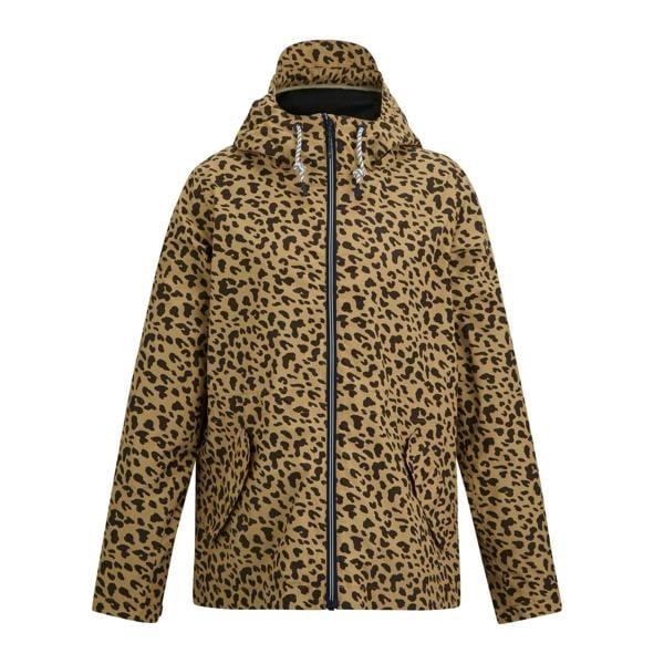 Regatta Womens/Ladies Bayletta Leopard Print Waterproof Jacket - Multicoloured - 