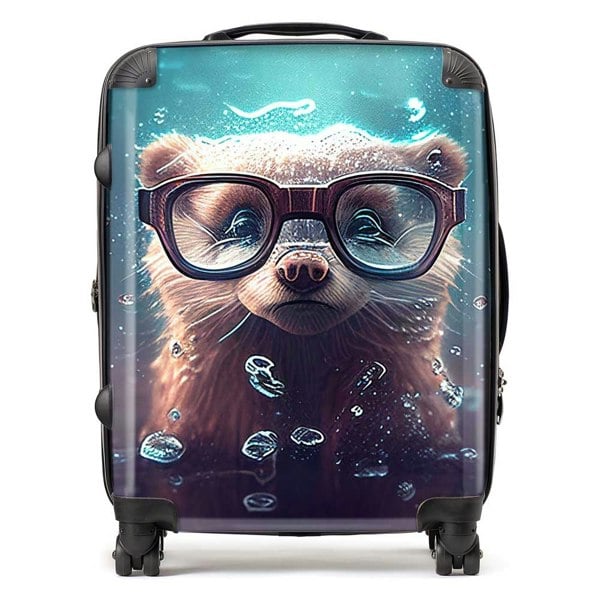 Warren Reed Ferret Splashart Water Suitcase