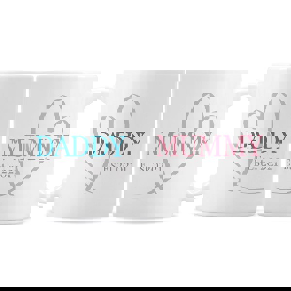 Personalised Memento Company Personalised Mummy & Daddy Mug Set