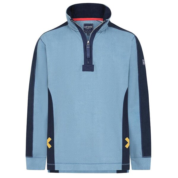 Lazy Jacks LJ705 - Pique Panel Sweatshirt - Airforce