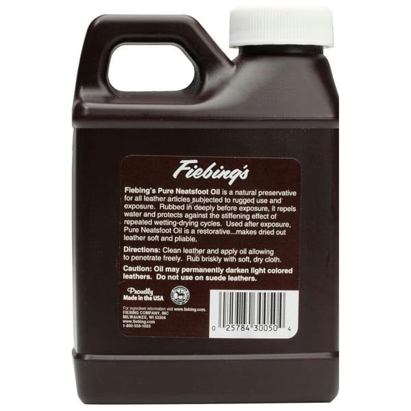 Fiebing's Pure Neatsfoot Oil - Traditional Leather Conditioner 8oz