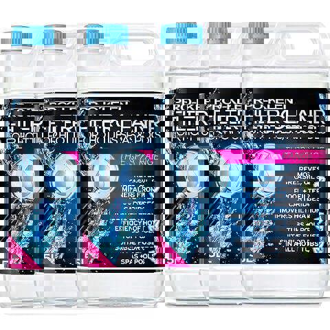 ProKleen Pro-Kleen Hot Tub Pool & Spa Filter Cartridge Cleaner 15L 30 Treatments Improves Efficiency Deeply Cleans and Removes Oils