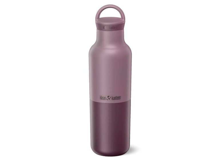 Klean Kanteen 592ml Rise Insulated Classic Water Bottle with Arch Loop Cap - Dusty Orchid