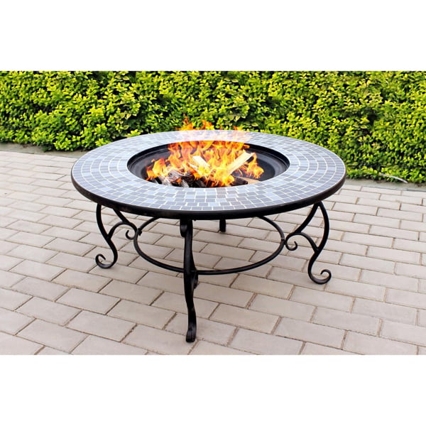 Centurion Supports Fireology GINESSA Sumptuous Garden and Patio Round Heater, Fire Pit, Brazier, Coffee Table, Barbecue and Ice Bucket