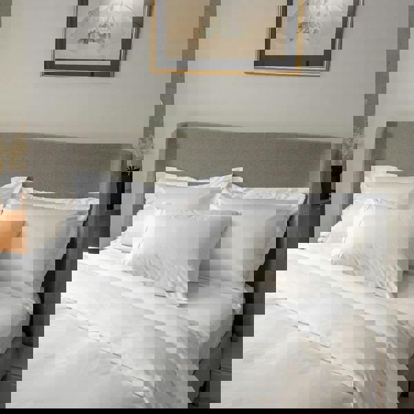 Soak&Sleep White Supima Cotton 1000 Thread Count Duvet Cover