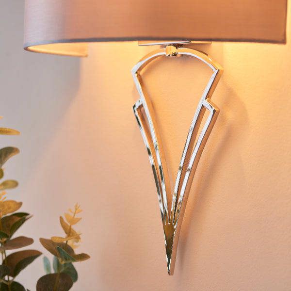 Pagazzi Lighting Lyla Satin Nickel Wall Light