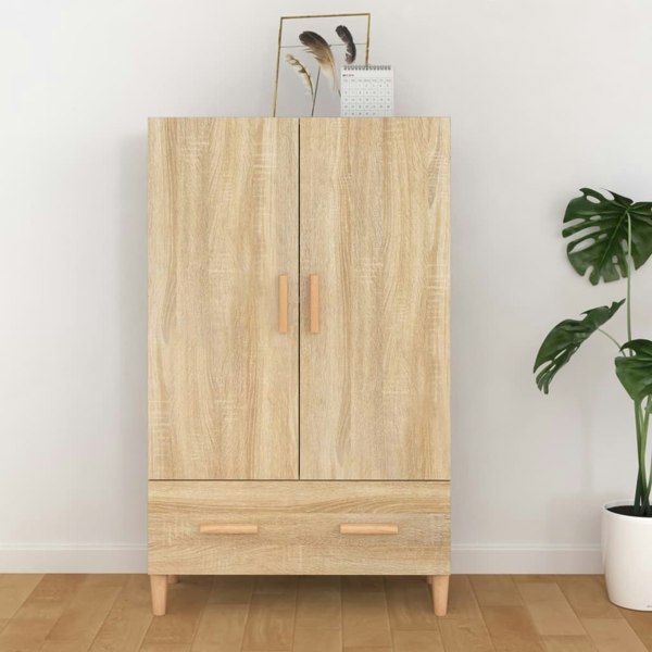 Berkfield Highboard Sonoma Oak 70x31x115 cm Engineered Wood