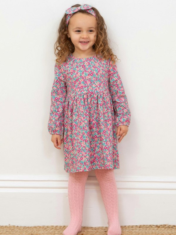 Kite Girls Organic Ditsy Tales Dress Pink