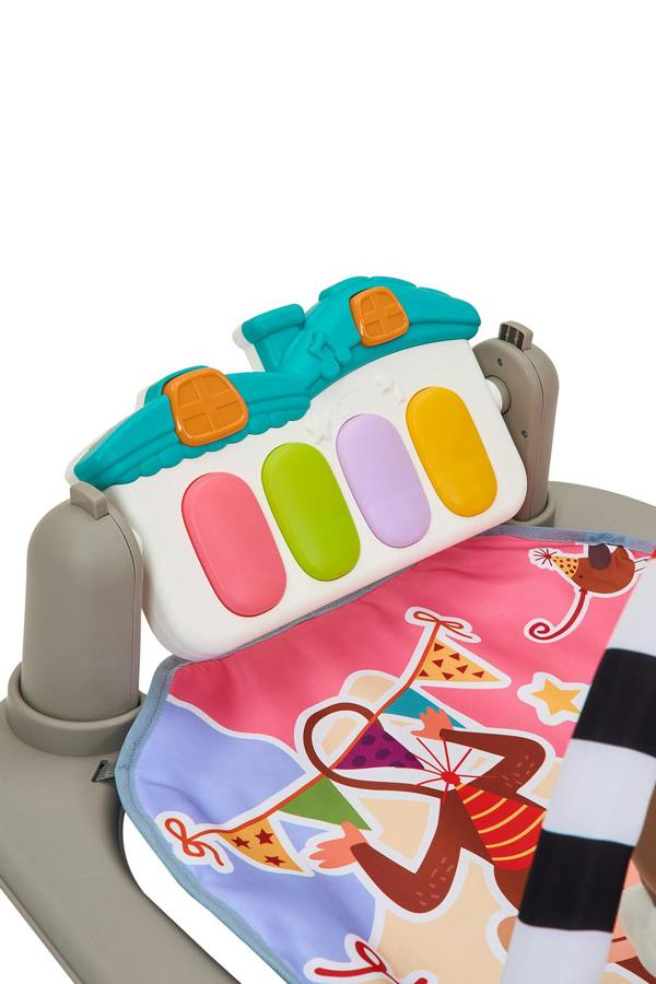 Living and Home Interactive Baby Gym with Musical Keyboard and Hanging Toys