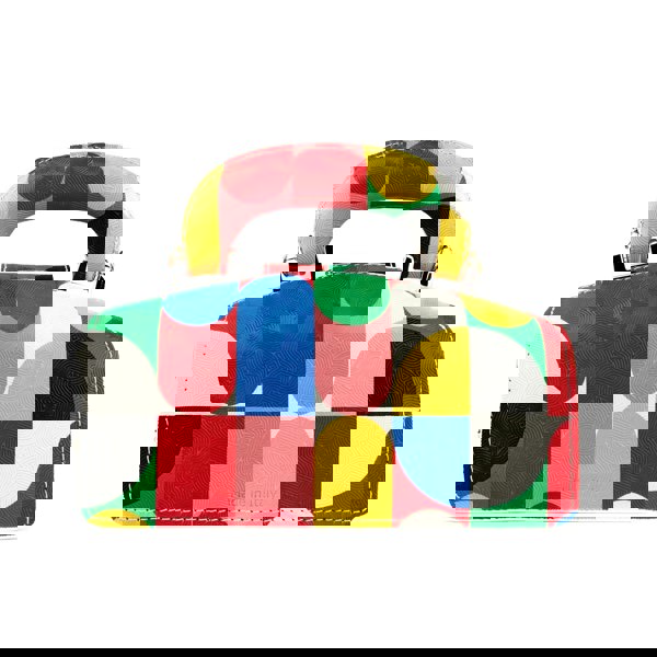 Embassy London Gazelle Mini - Groovy - Mini leather bag in colourful genuine leather and key lock