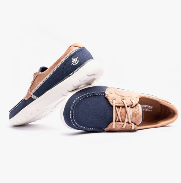 Skechers 136451/NVY ON-THE-GO FLEX - EMBARK Womens Shoes Navy