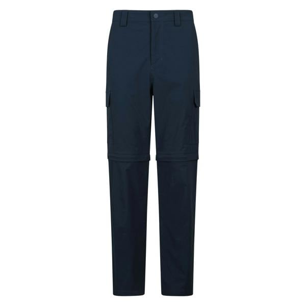 Mountain Warehouse Mens Delta Stretch Zip-Off Regular Cargo Trousers - Navy - 