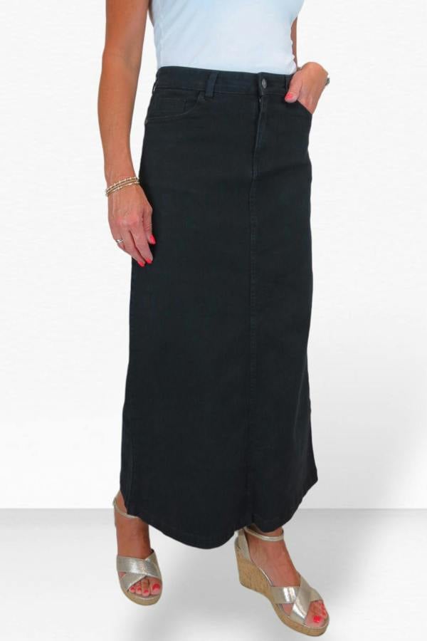Paulo Due Women's Denim Maxi Skirt