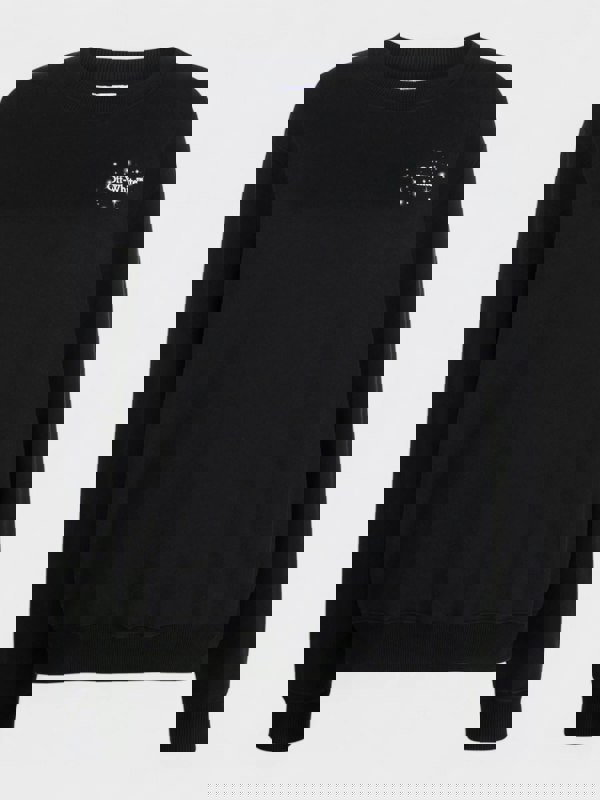 Off-White Bling Stars Arrow Regular Crewneck Black